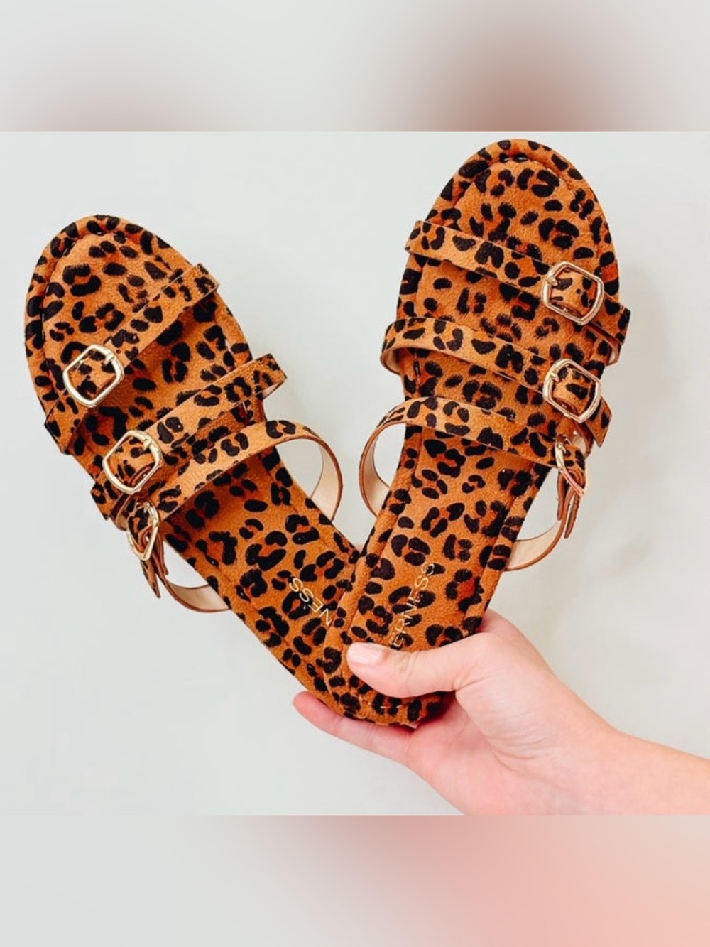 Leopard Sandals